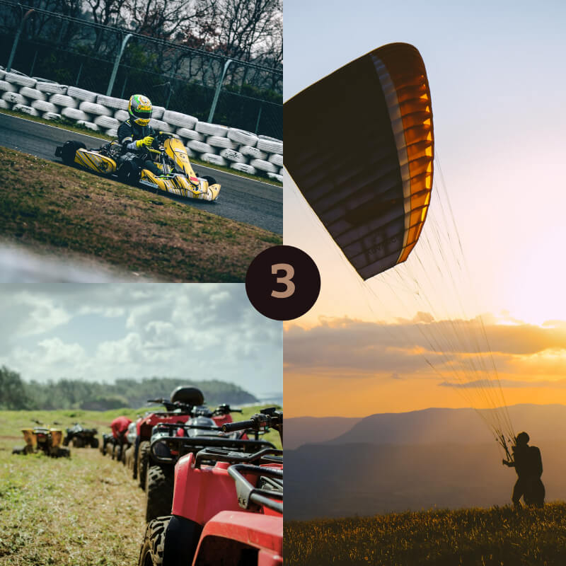 karting quad et parapente à faire dans les Vosges